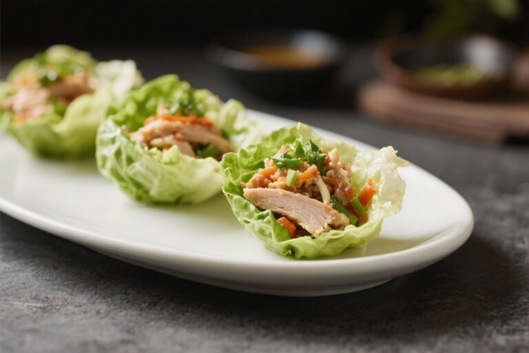 Healthy Low Calorie Asian Turkey Lettuce Cups – Fresh, Fast, and Flavorful
