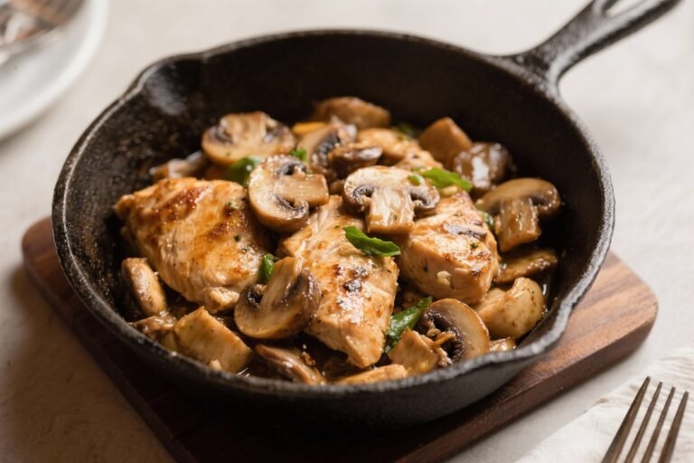 Chicken Mushroom Skillet – A Cozy, One-Pan Dinner