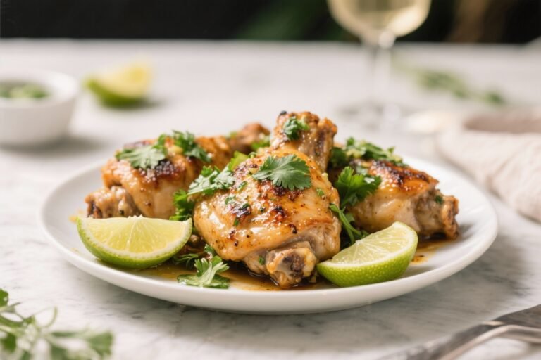 Cilantro Lime Chicken Thighs – Bright, Juicy, and Easy