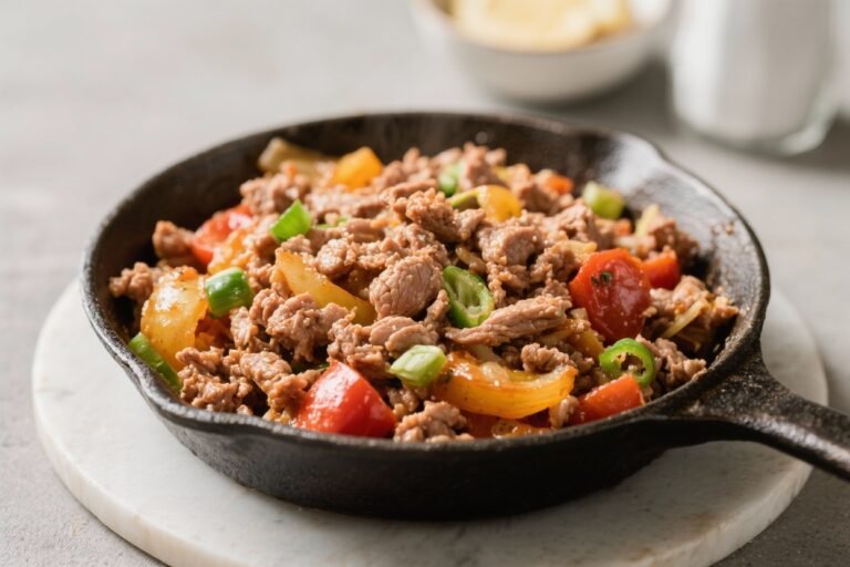 Healthy High Protein Ground Turkey Skillet – Fast, Flavorful, and Satisfying