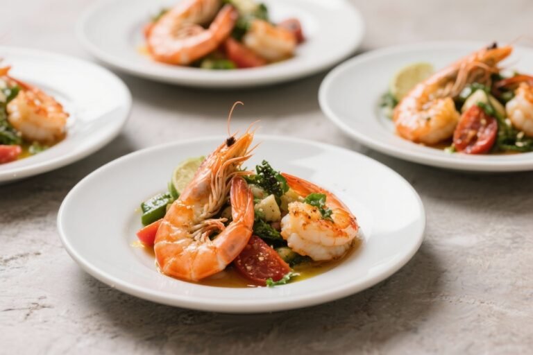 High Protein Mediterranean Shrimp Plates – Fresh, Fast, and Satisfying