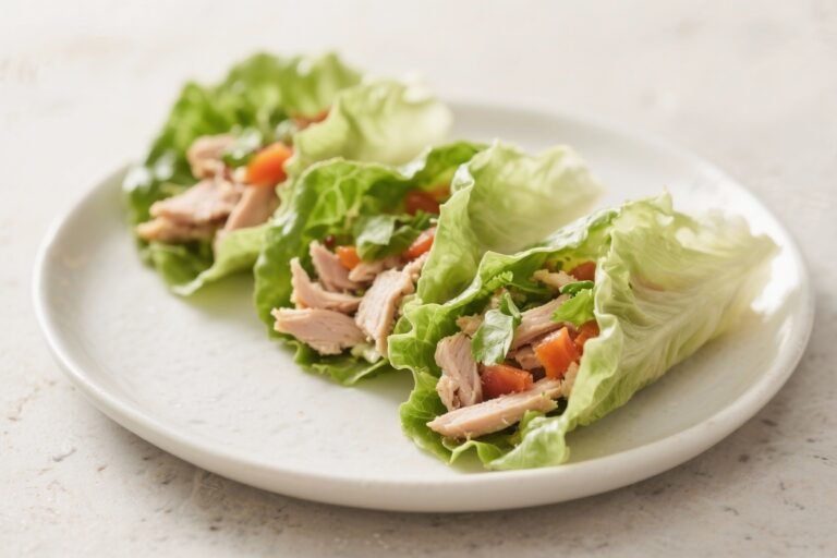 Easy Healthy Low Calorie Turkey Lettuce Wraps – Fresh, Flavorful, and Fast