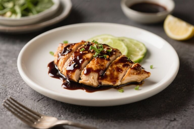 Healthy Low Calorie Balsamic Glazed Chicken – Sweet, Tangy, and Easy
