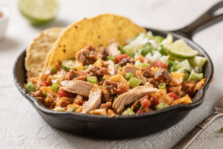 Healthy High Protein Turkey Taco Skillet – Easy, Flavorful, and One-Pan