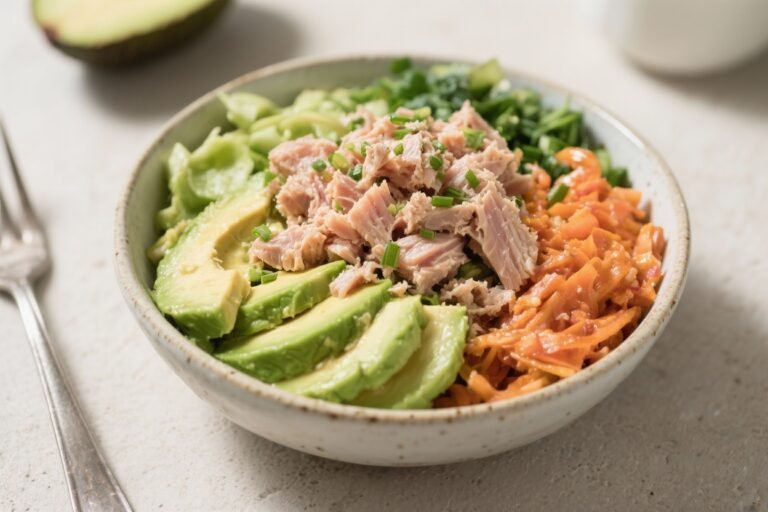 High Protein Tuna Avocado Power Bowls – Fresh, Fast, and Satisfying