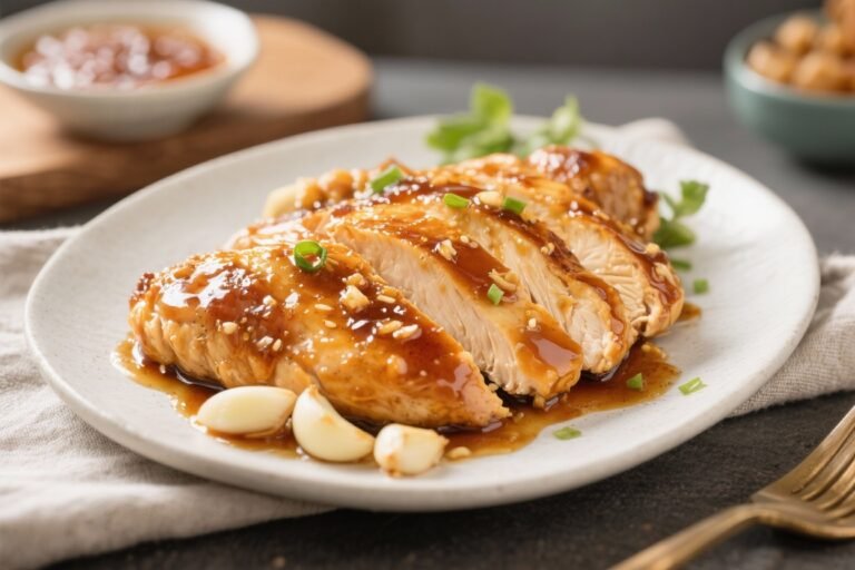 Healthy High Protein Honey Garlic Chicken – Simple, Flavorful, and Satisfying