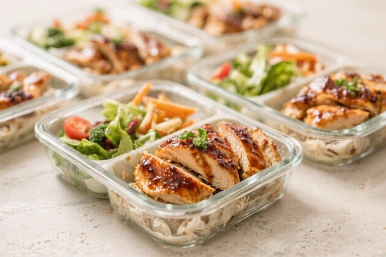 Healthy Low Calorie BBQ Chicken Meal Prep – Simple, Flavorful, and Ready for the Week