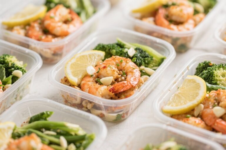 High Protein Lemon Garlic Shrimp Meal Prep – Fresh, Fast, and Satisfying