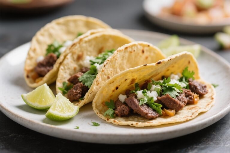 Simple Cilantro-Lime Beef Tacos – Bright, Fresh, and Weeknight Easy