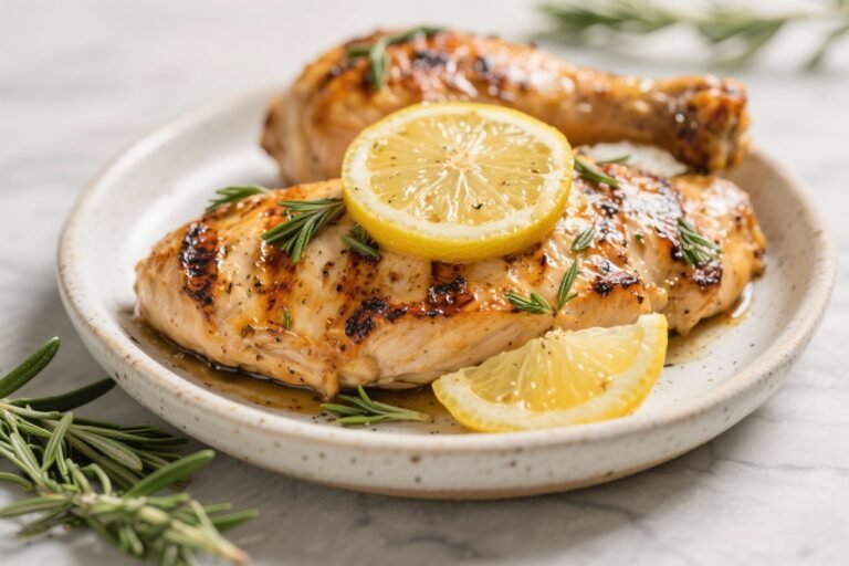Grilled Lemon Herb Chicken – Bright, Juicy, and Weeknight-Friendly