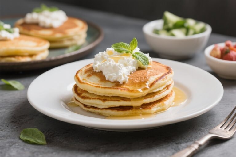 Healthy High Protein Cottage Cheese Pancake Meals – Light, Fluffy, and Filling