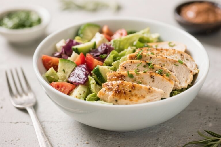 Healthy Low Calorie Mediterranean Chicken Bowls – Fresh, Bright, and Satisfying