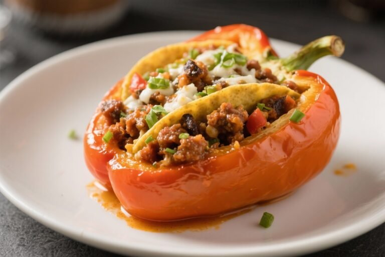 High Protein Taco Stuffed Bell Peppers – Easy, Flavor-Packed Weeknight Dinner
