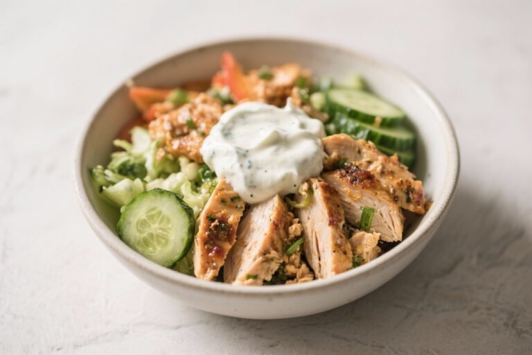 Chicken Cucumber Yogurt Bowls – Fresh, Satisfying, and Easy