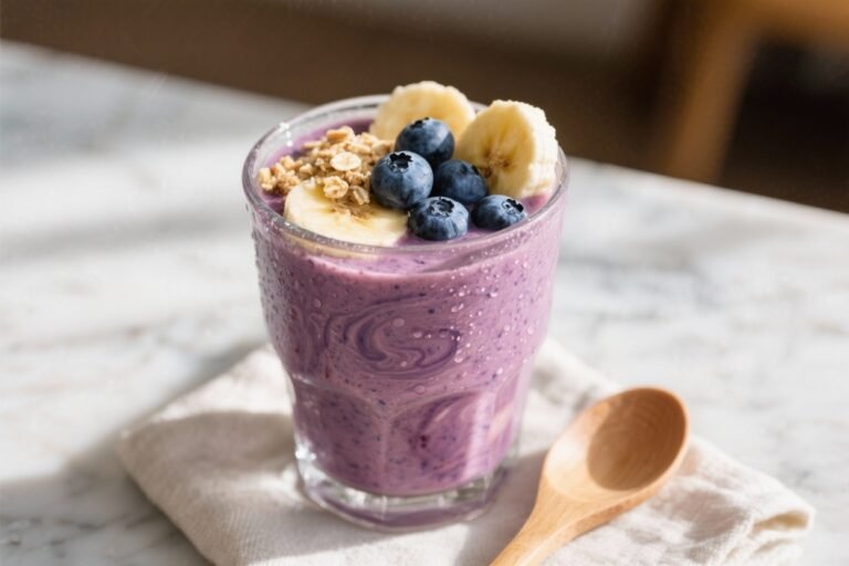 Banana Blueberry Easy Morning Smoothie Recipes You’ll Crave Every Day