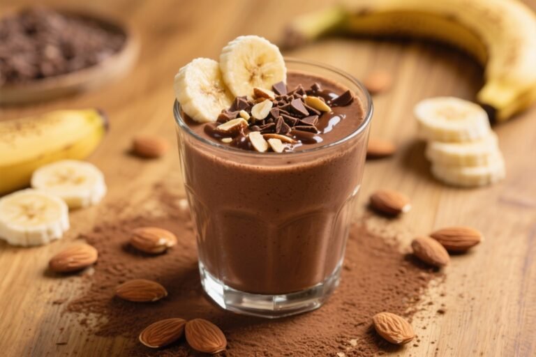 Chocolate Almond Banana Smoothie Recipes You’ll Crave Every Single Morning