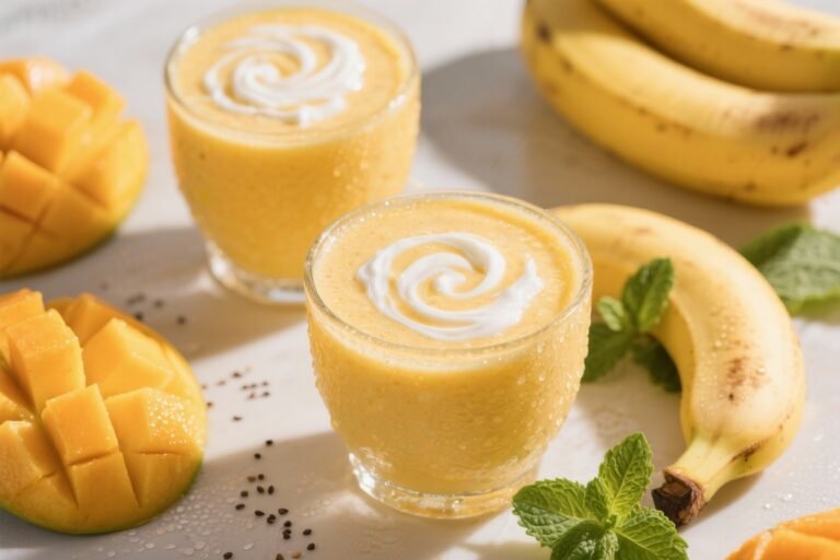 Mango Banana Cream Smoothie Recipes That Taste Like Vacation in a Glass