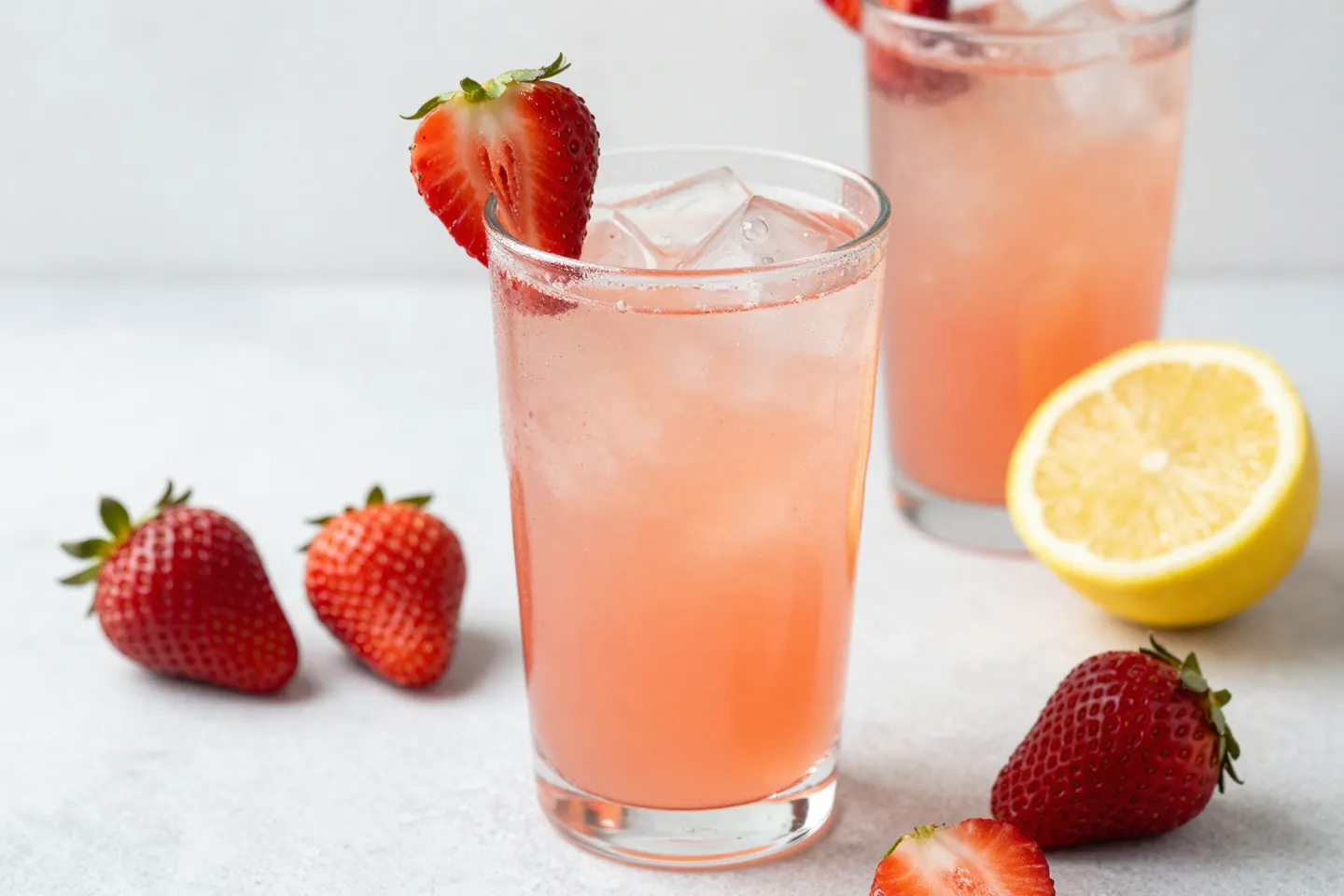 Collagen-Boosting Strawberry Lemonade