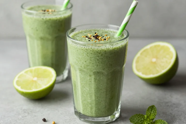 High-Fiber Detox Smoothie for Digestion & Weight Loss