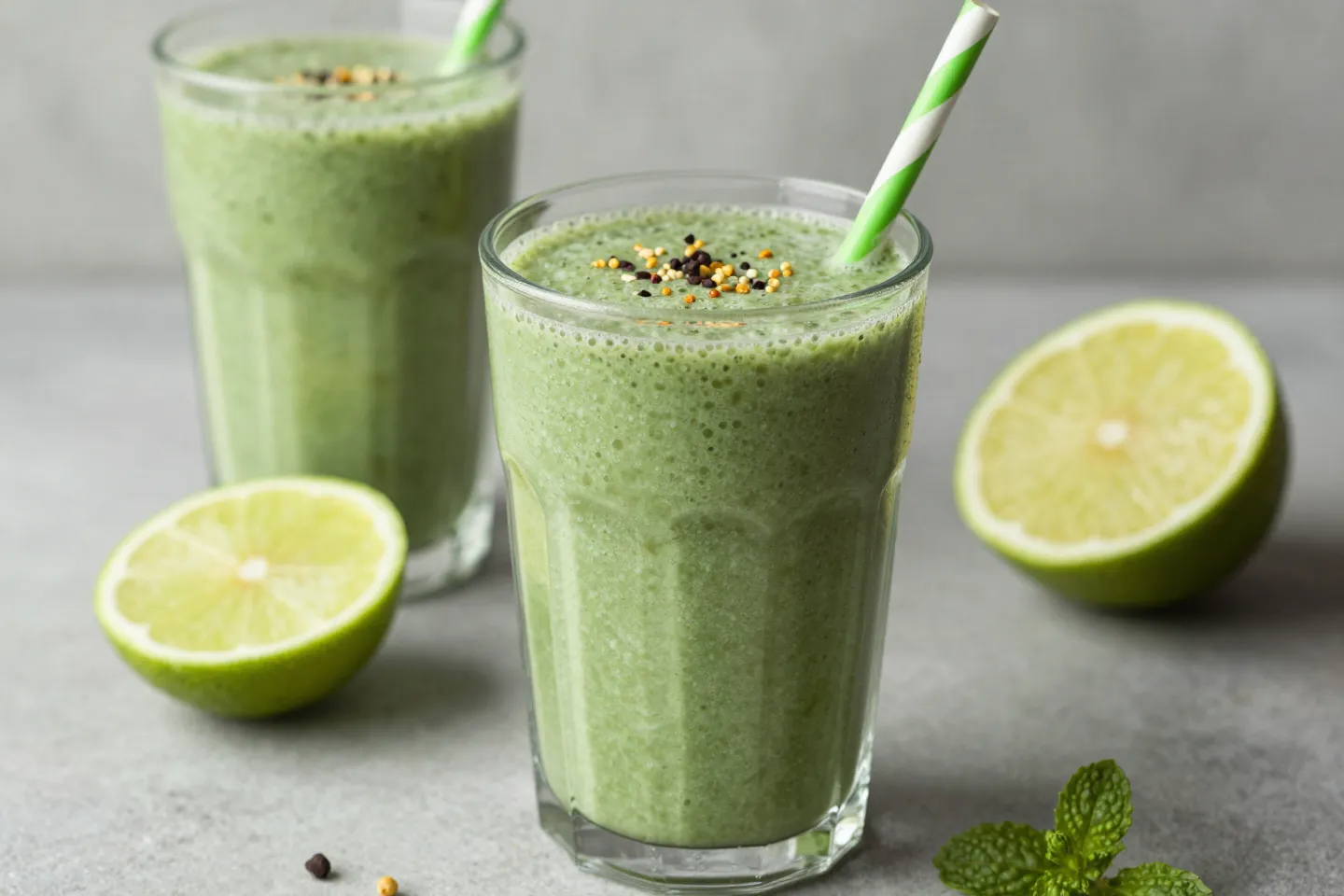 High-Fiber Detox Smoothie for Digestion & Weight Loss