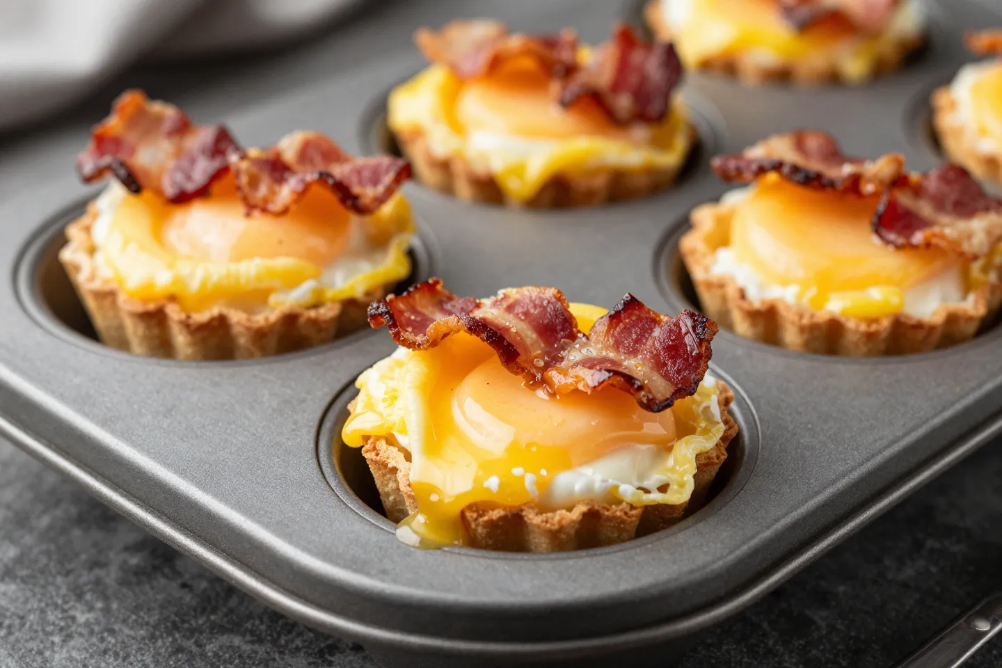 Keto Bacon Egg & Cheese Breakfast Cups