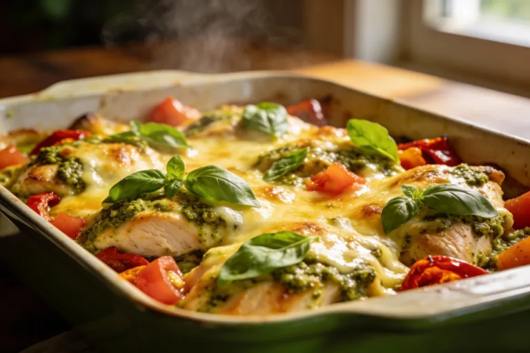 Pesto Chicken Bake