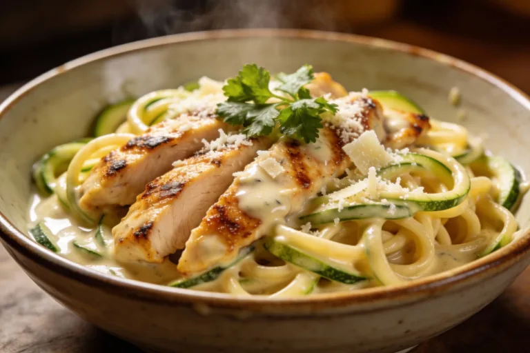 Chicken Alfredo Zoodles
