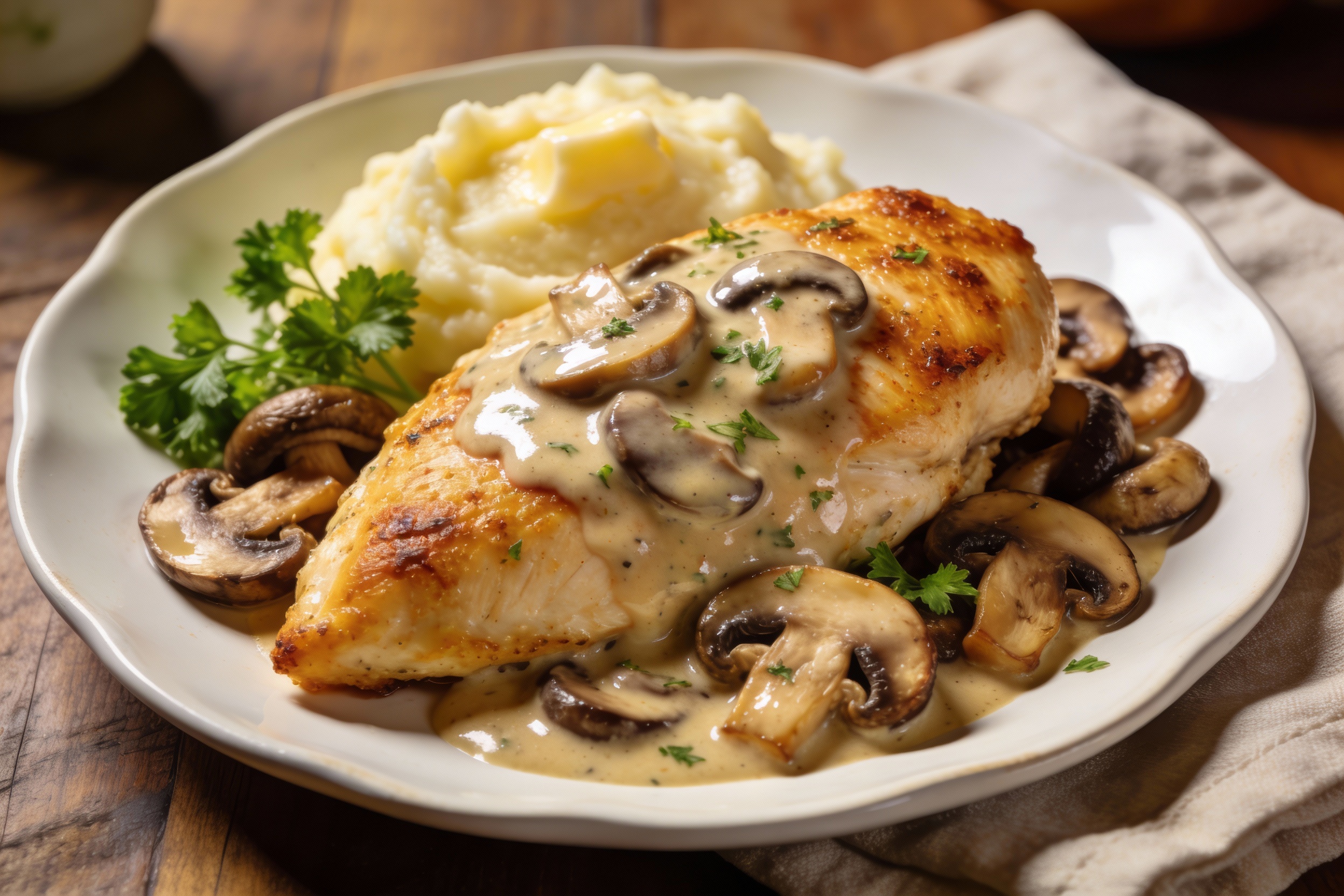 Creamy Mushroom Chicken