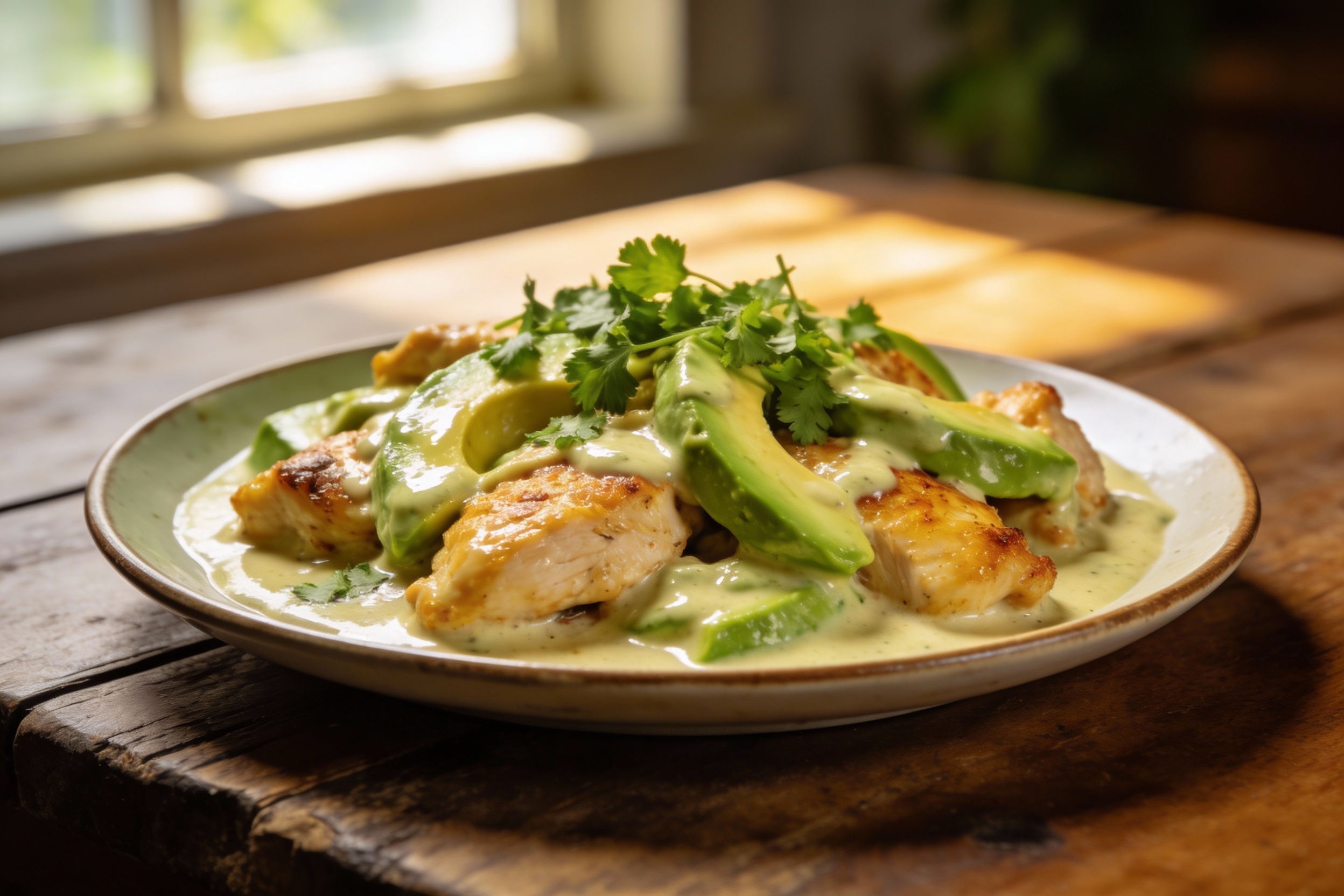 Creamy Avocado Chicken