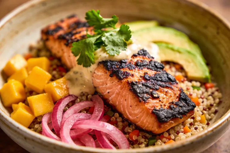 Blackened Salmon Bowl