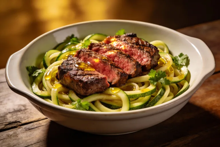 Steak & Zucchini Bowl