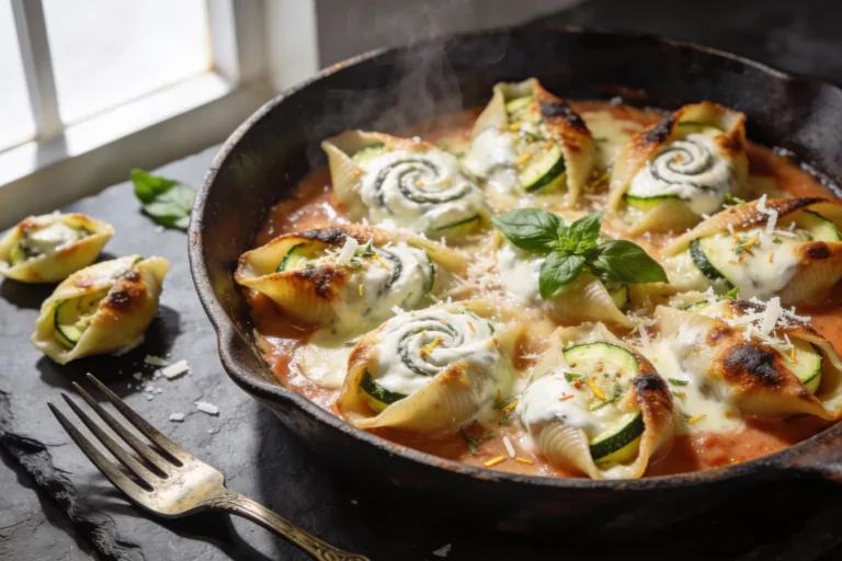 Weeknight Magic Cheesy Zucchini Stuffed Shells