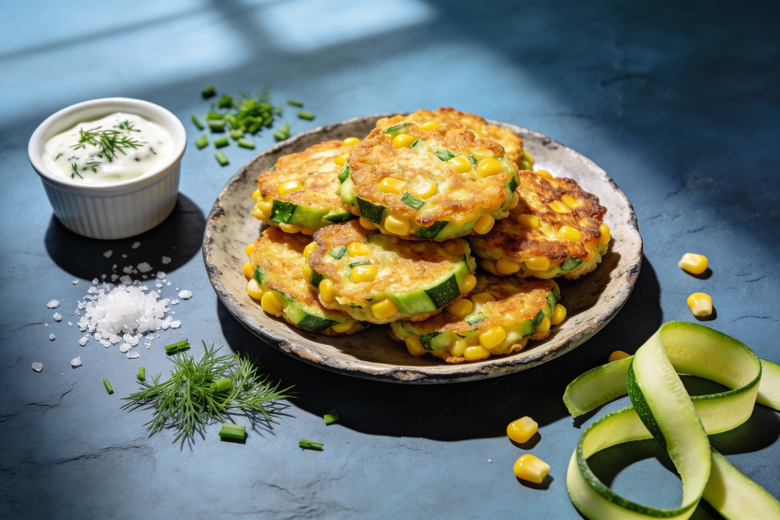 Zucchini Corn Fritters That Stay Crispy and Addictive