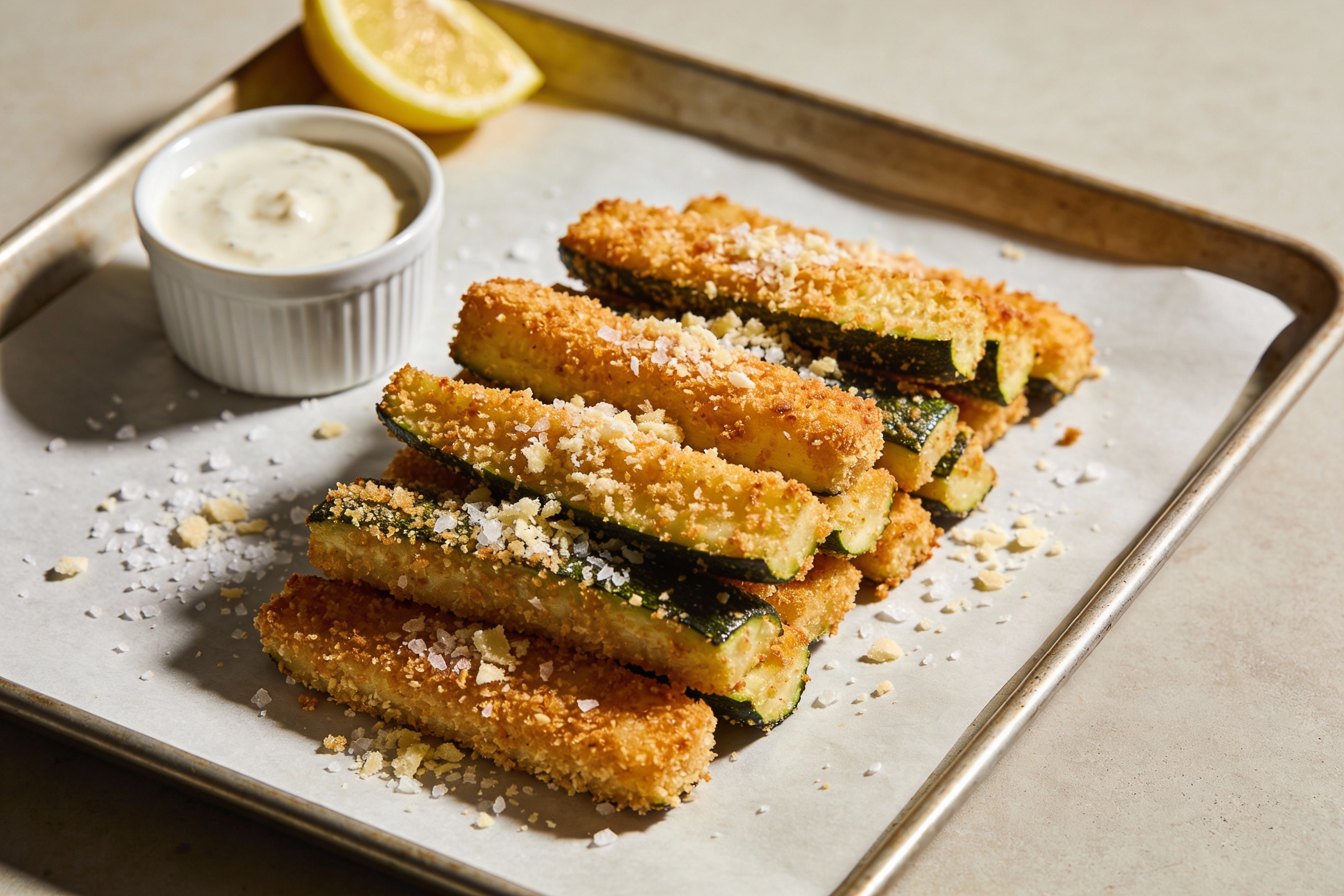 Crispy Panko Zucchini Spears You’Ll Devour Fast