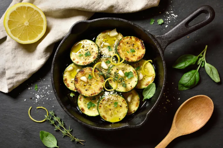 Crispy, Buttery One-Pan Garlic Herb Zucchini Magic