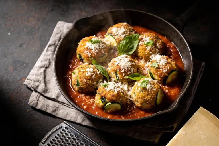 Zucchini Parmesan Meatballs Weeknight Magic