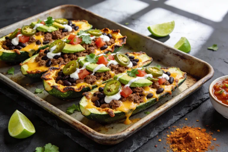 Zucchini Nacho Boats That Crush Chip Cravings