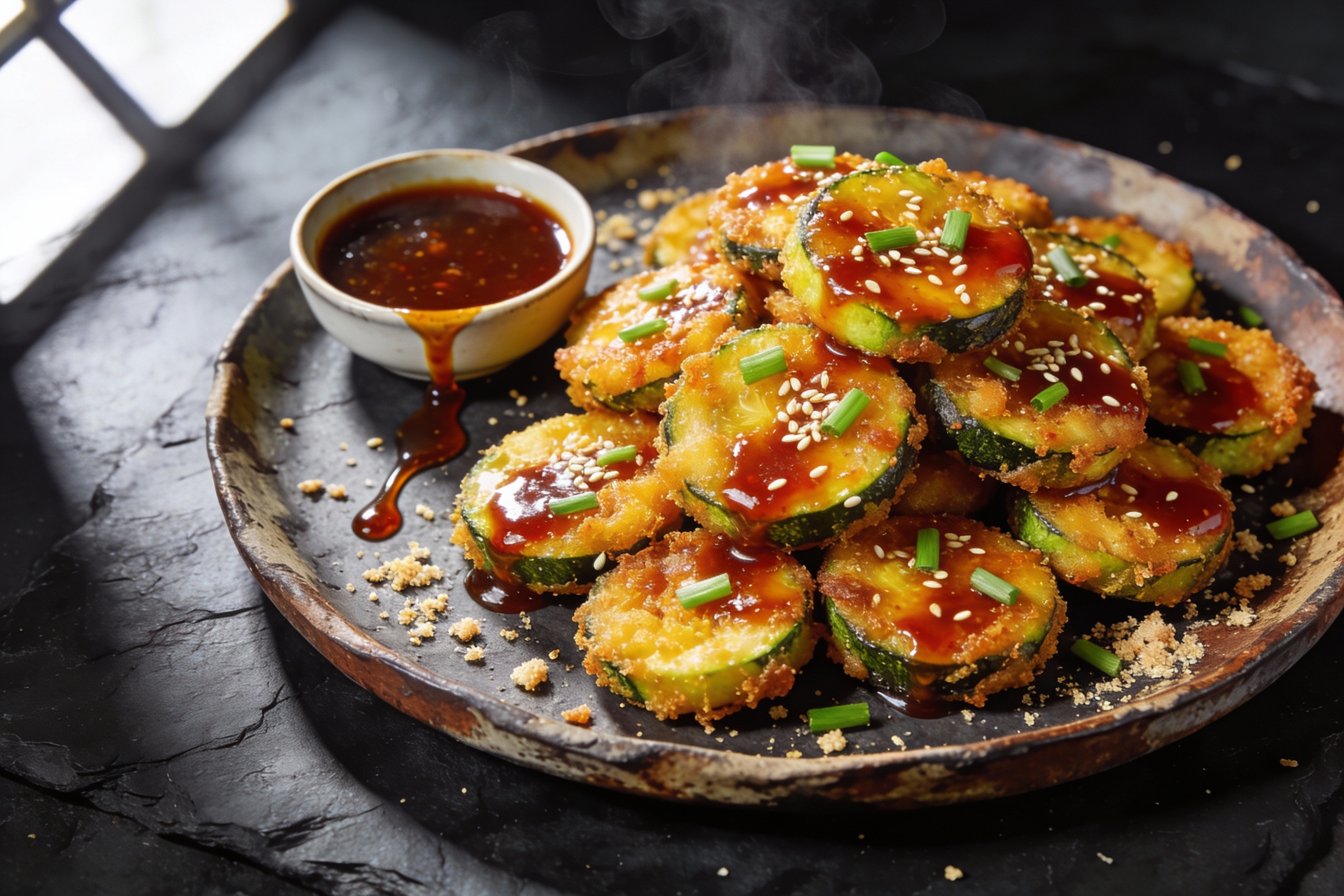 Sweet Chili Zucchini Bites That Disappear Fast
