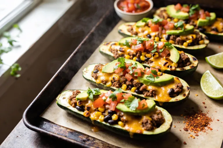Cheesy Zucchini Taco Boats That Taste Like Taco Night