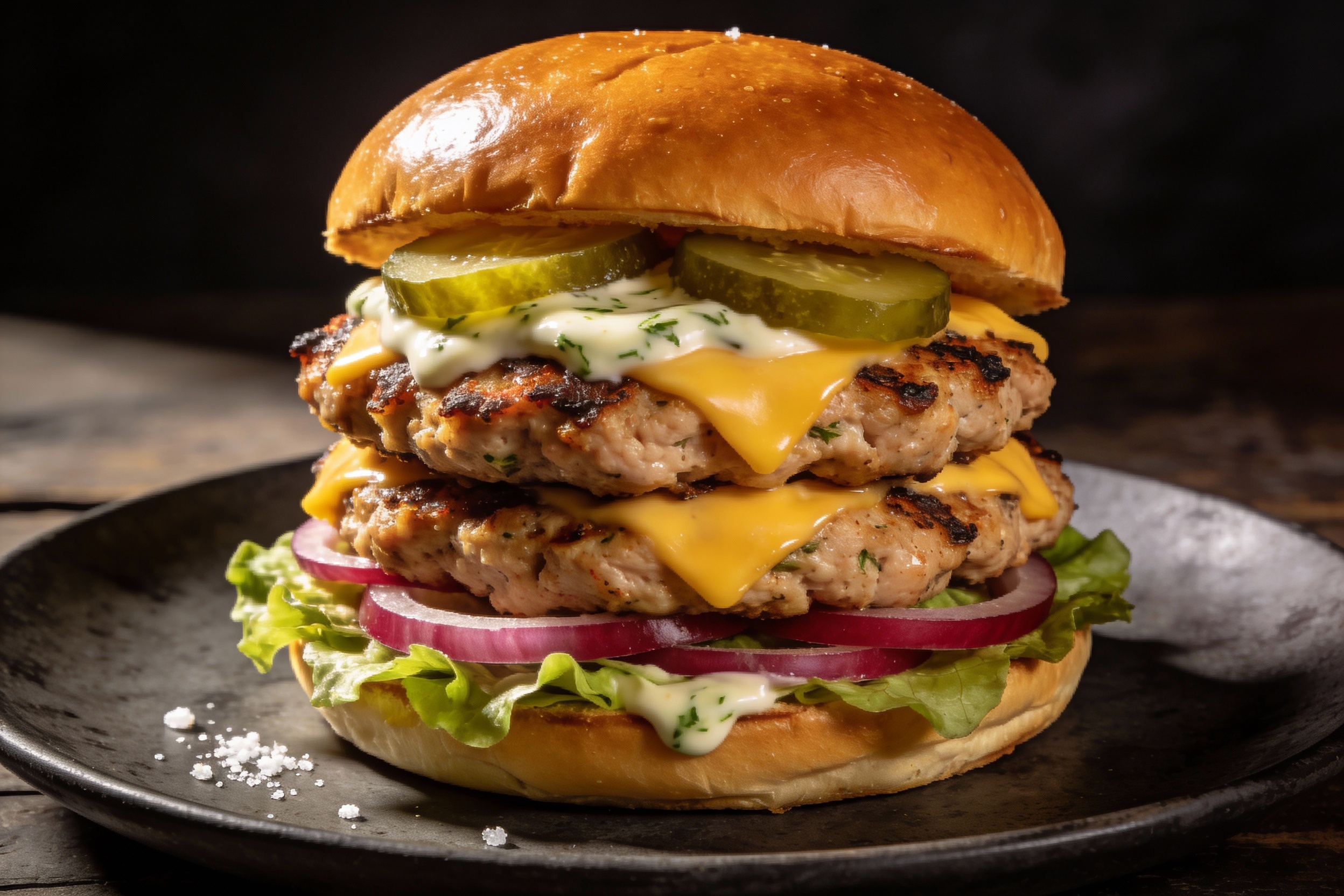 Crispy Juicy How to Make the Best Ground Chicken Burger