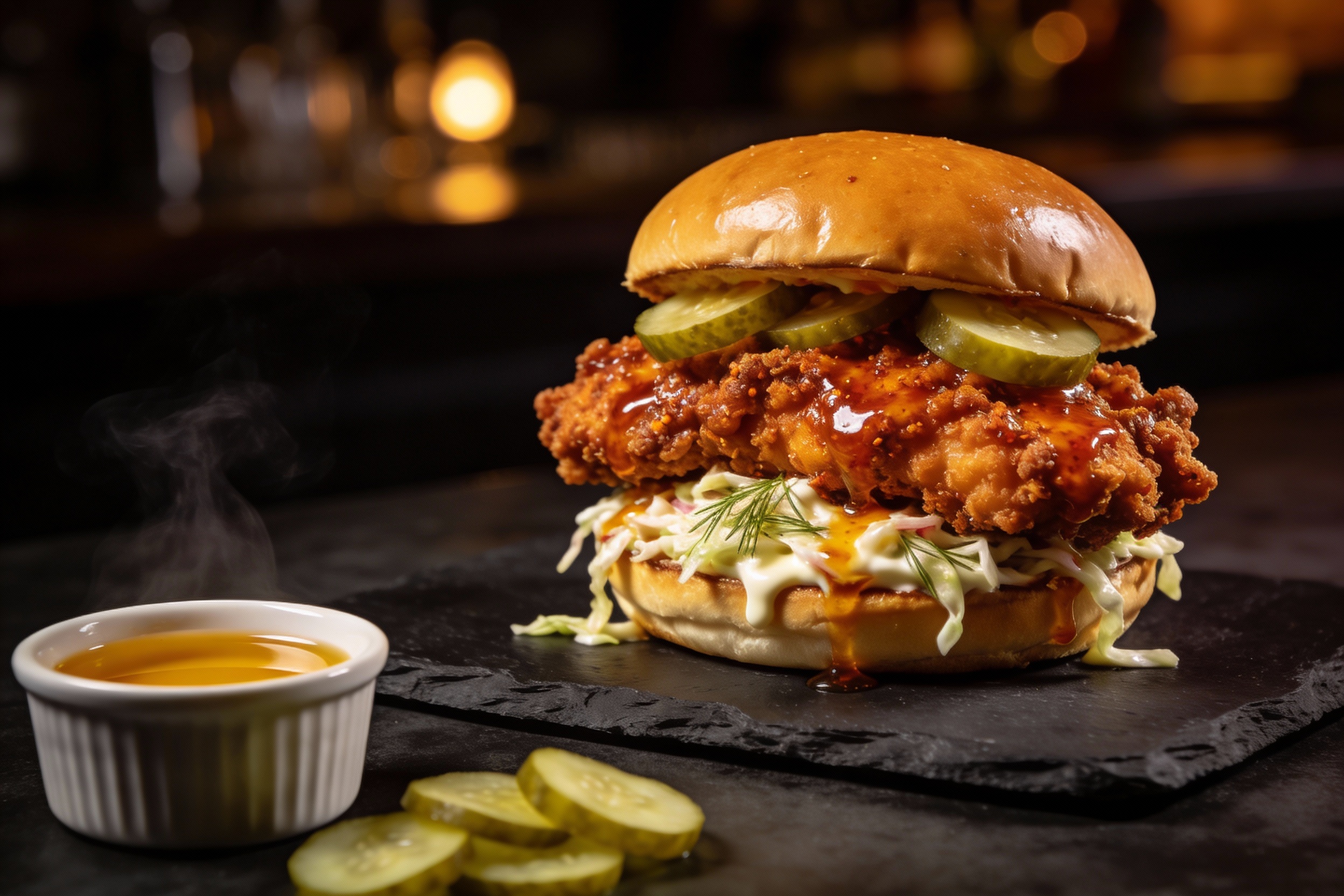 Nashville Hot Chicken Burger That Brings the Heat