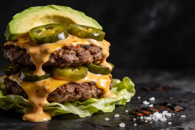 Spicy JalapeñO Keto Burger That Bites Back