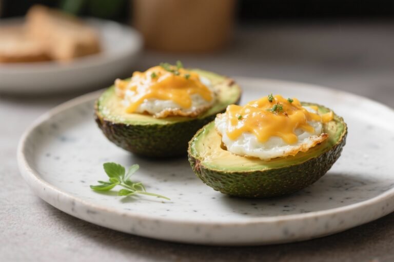 Cheesy Keto Breakfast Stuffed Avocados – A Simple, Satisfying Morning Meal
