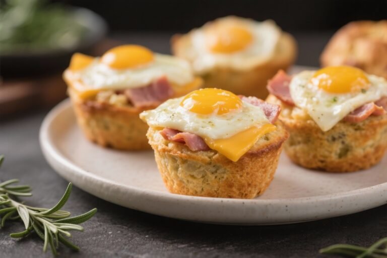 Keto Ham, Egg & Cheese Breakfast Muffins – Easy, Protein-Packed Mornings