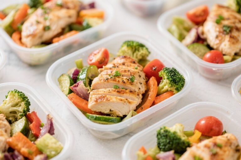 Low Calorie Meal Prep Italian Chicken and Veggies – Simple, Fresh, and Ready for the Week