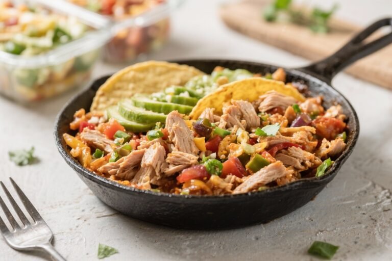 Low Calorie Meal Prep Turkey Taco Skillet – Easy, Flavorful, and Weeknight-Friendly