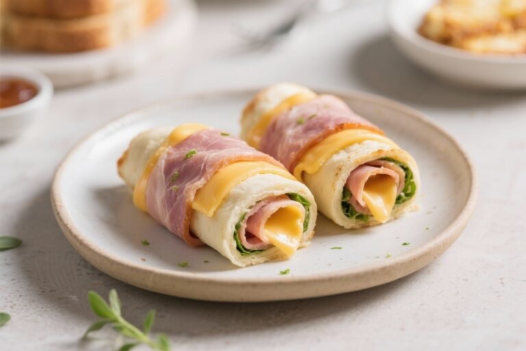 Keto Ham & Cheese Breakfast Roll-Ups – Easy, Satisfying, and Low-Carb