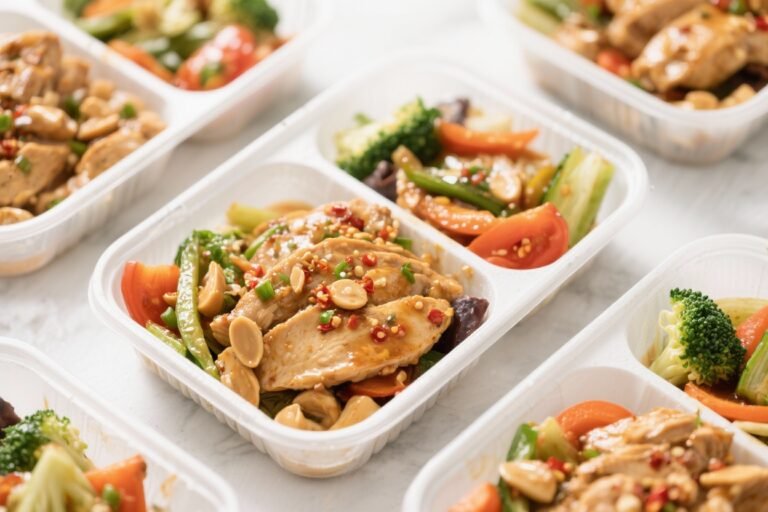 Low Calorie Meal Prep Spicy Peanut Chicken with Veggies – Simple, Flavorful, and Ready for the Week