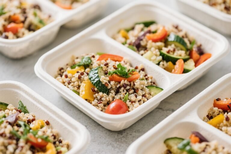 Low Calorie Meal Prep Mediterranean Quinoa & Veggies – Fresh, Flavorful, and Easy