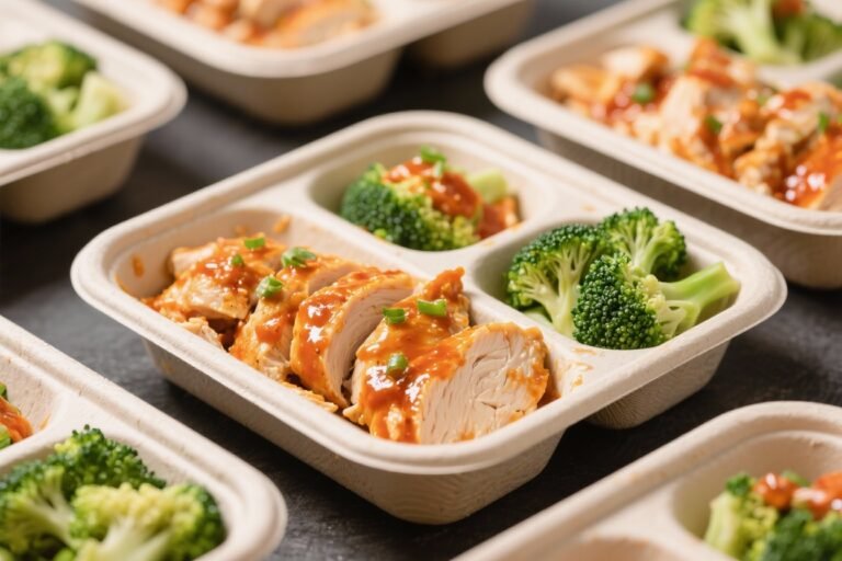 Low Calorie Meal Prep Buffalo Chicken With Steamed Broccoli – Simple, Spicy, and Satisfying
